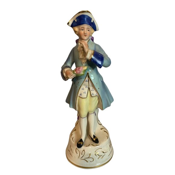 Vintage Le Beau 5040B Porcelain Colonial Gentleman Figurine Hand Painted - Picture 2 of 7